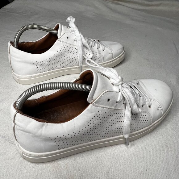SL by Supply Lab Riley 11.5M BUSTER White Leather Men Sneakers Casual Perforated - Picture 6 of 16
